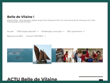 Tablet Screenshot of belledevilaine.fr